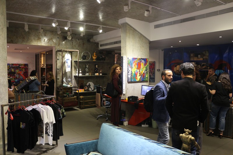 Suzi in Beirut at Vick Vanlian Showroom